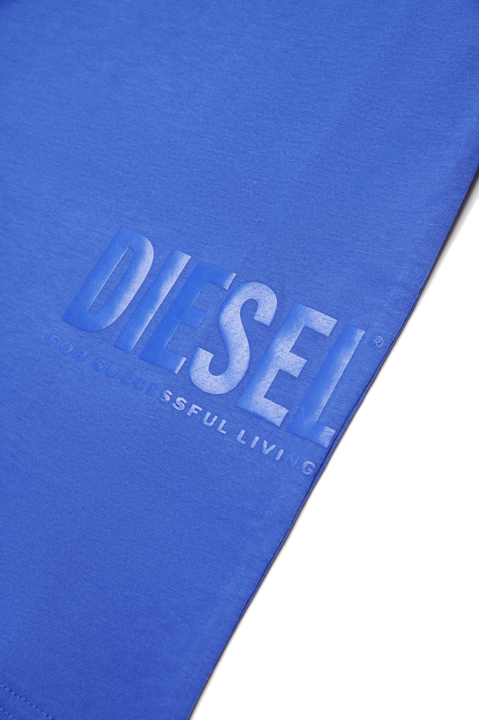 Diesel - MTFIND OVER, Camiseta con logotipo Biscotto Hombre in Azul marino - 4