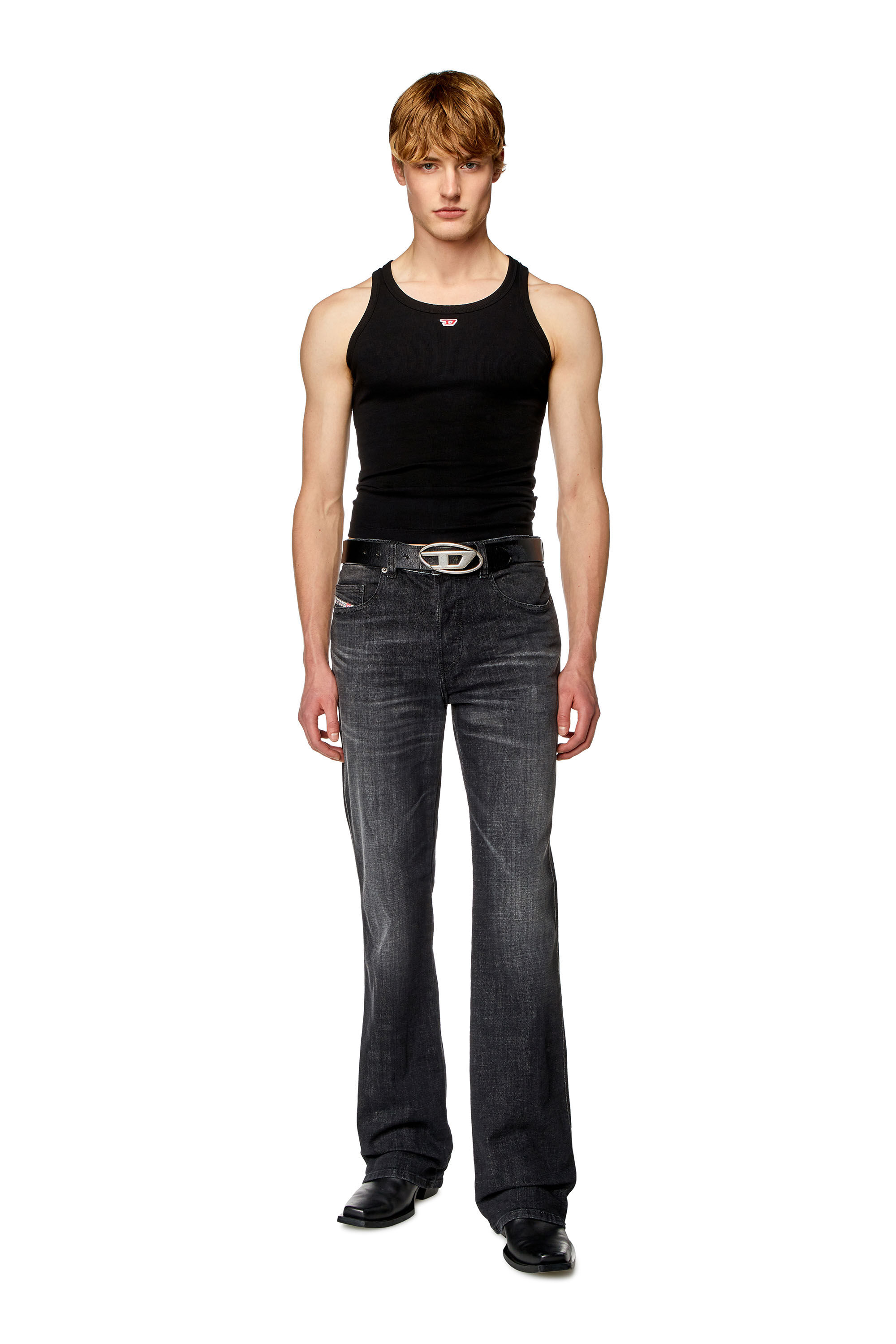 Diesel - Bootcut Jeans 1998 D-Buck 09H34 Hombre, Negro/Gris oscuro - 1