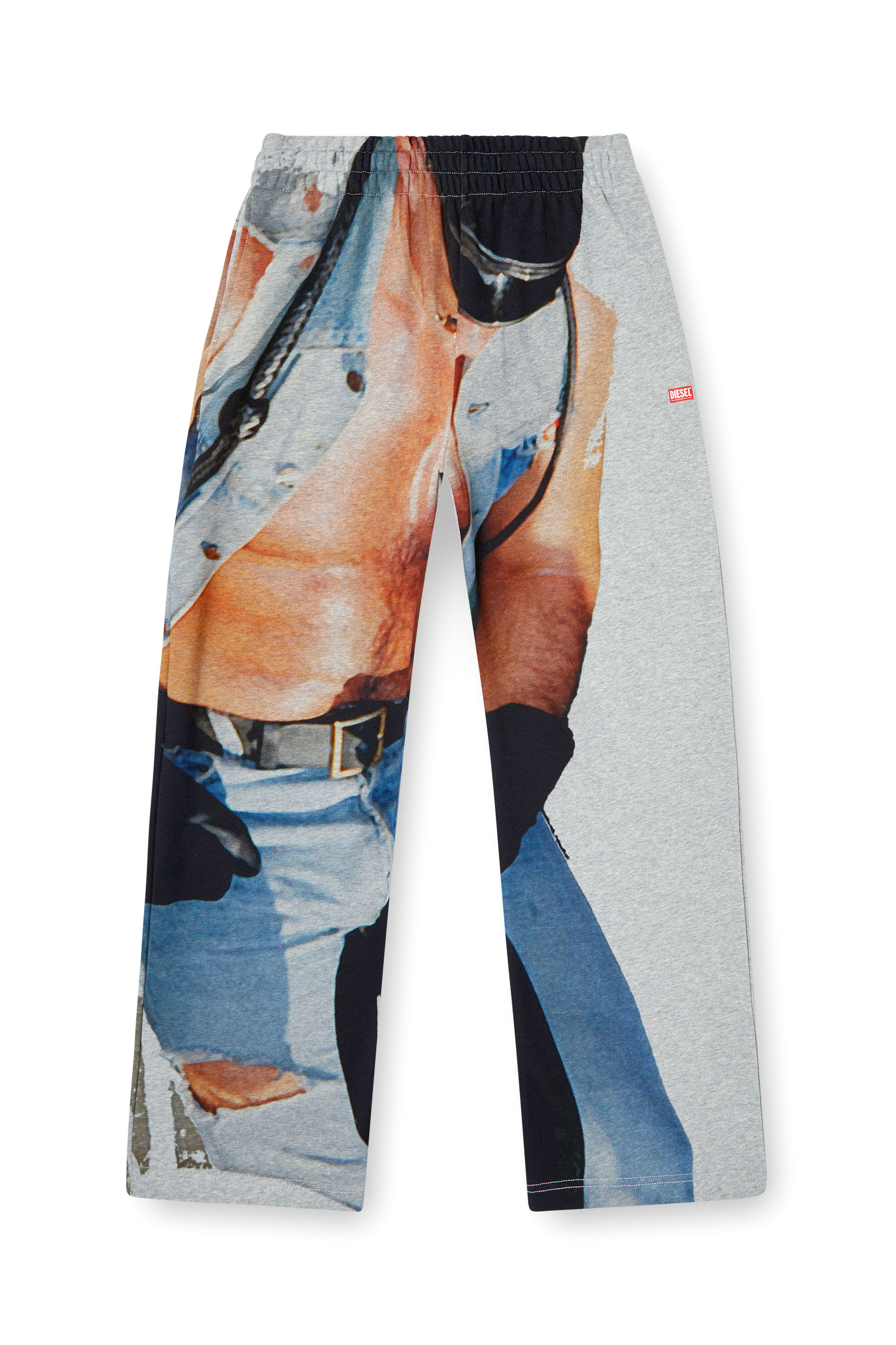 Diesel - PR-P-MARTAINS-TOM25, Pantalones deportivos con estampado gráfico Unisex in Gris - 2