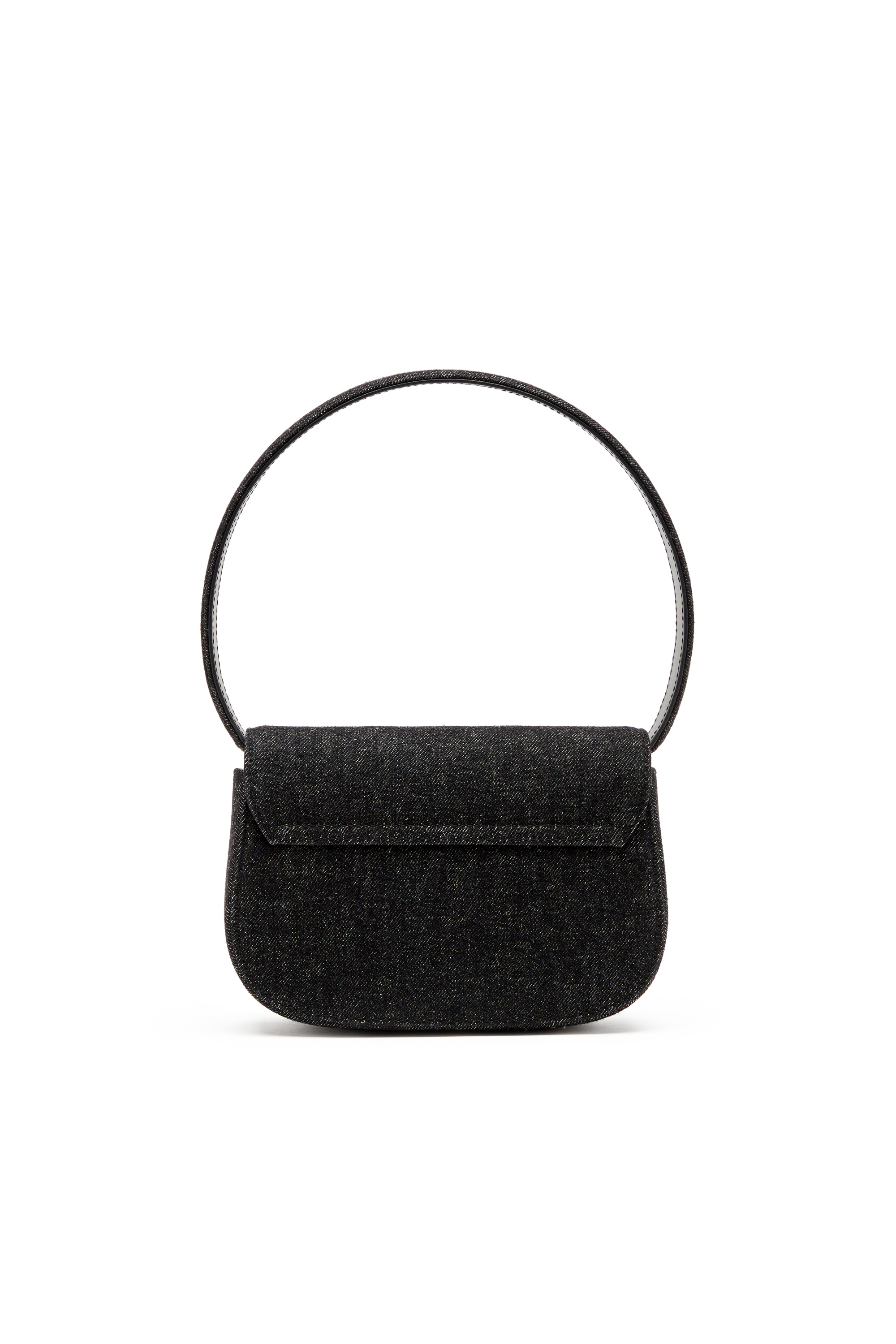 Diesel - 1DR, 1DR-Bolso de hombro icónico de denim lavado Mujer in Negro - 3