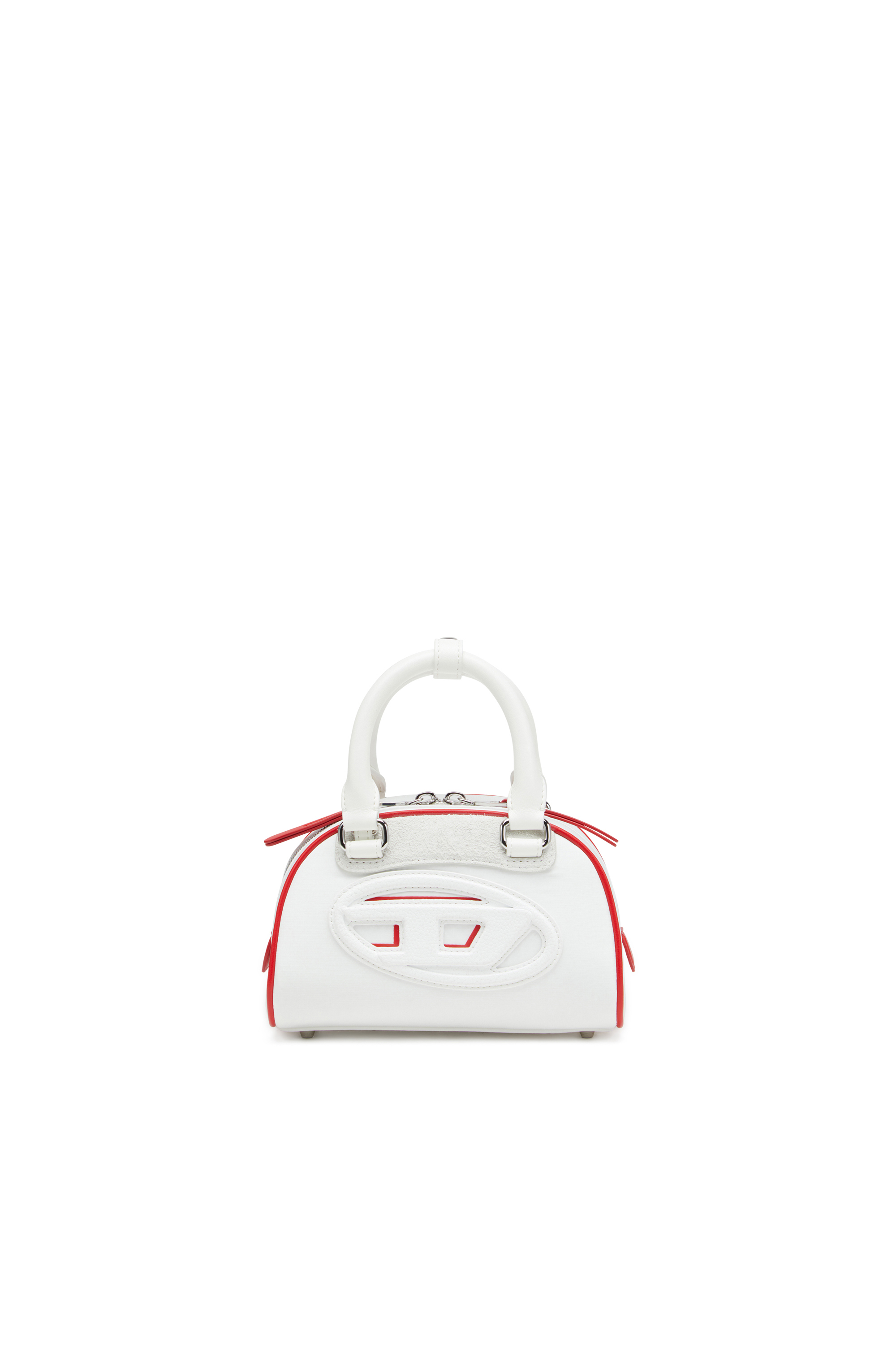 Diesel - 1DR DOME CROSSBODY, 1DR Dome-Mini bolso de bloques de color tipo bowling Mujer in Blanco - 1