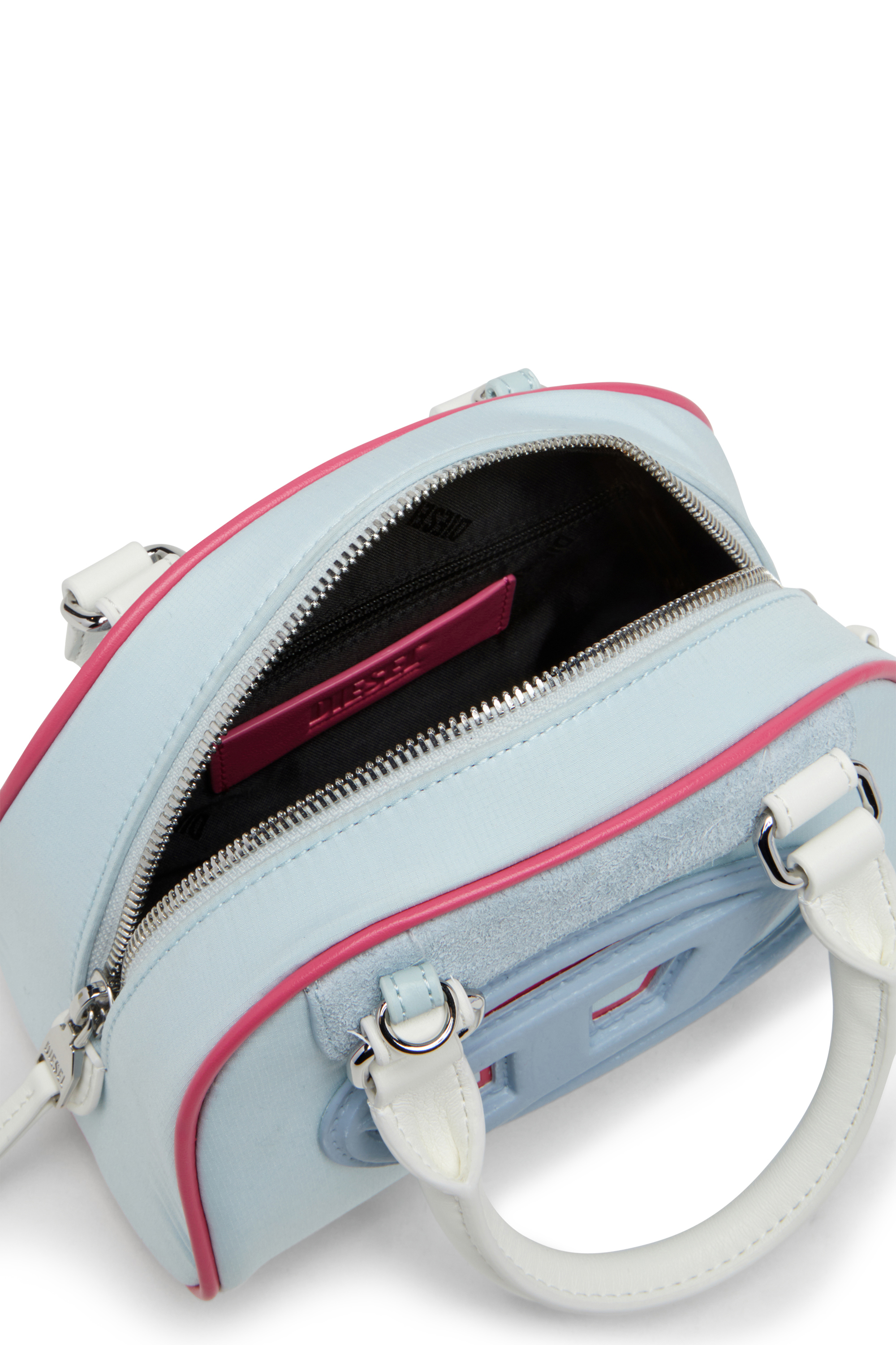 Diesel - 1DR DOME CROSSBODY, 1DR Dome-Mini bolso de bloques de color tipo bowling Mujer in Azul marino - 3